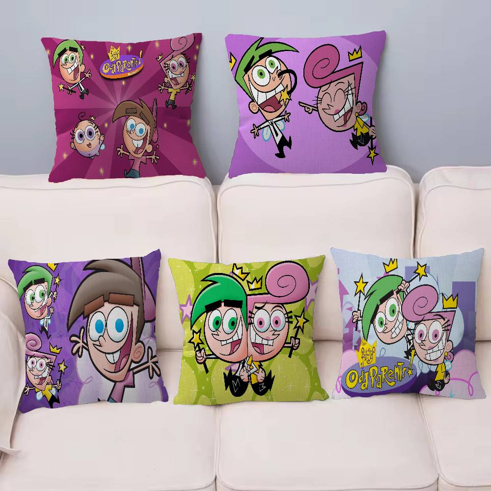 Cartoon The Fairly OddParents Pillow Gift Home Office Decoration Bedroom Sofa Car Cushion Cover Case 45x45