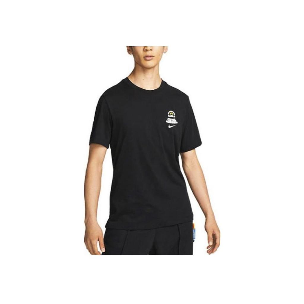 Nike Lebron Animal Print Dri-Fit Short Sleeve T-Shirt Men Tops Black DR7648-010