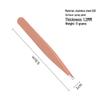 Precision Stainless Steel Eyebrow Tweezers & Trimmer Set with Eyelid Tape