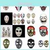 Creepy Halloween Skull Masks With Distinctive Designs For Festive Celebrations