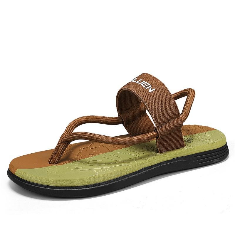Vietnamese Flip-flops Men's Summer Wear Non-slip Driving Dual-purpose Beach Sandals Personalized Pinch Casual Men's Slippers