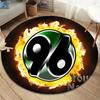 Hannover 96 Custom Name Round Area Rug,Carpet Rug for Living Room Bedroom Sofa Playroom Decor,Non-slip Floor Mat