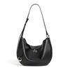 Leather Crescent-shaped Bag for Fashionable and Casual Women Single-shoulder Dumpling Bag for Underarm Women