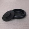 Tai Chi Shape 4 Inch Chinese Inkstone Rectangle Calligraphy Ink Stone Student Ink Well With Cover Inkwell Grinding Ink-Well