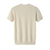 Men's 100% Cashmere V-neck Short Sleeve Pullover Sweater