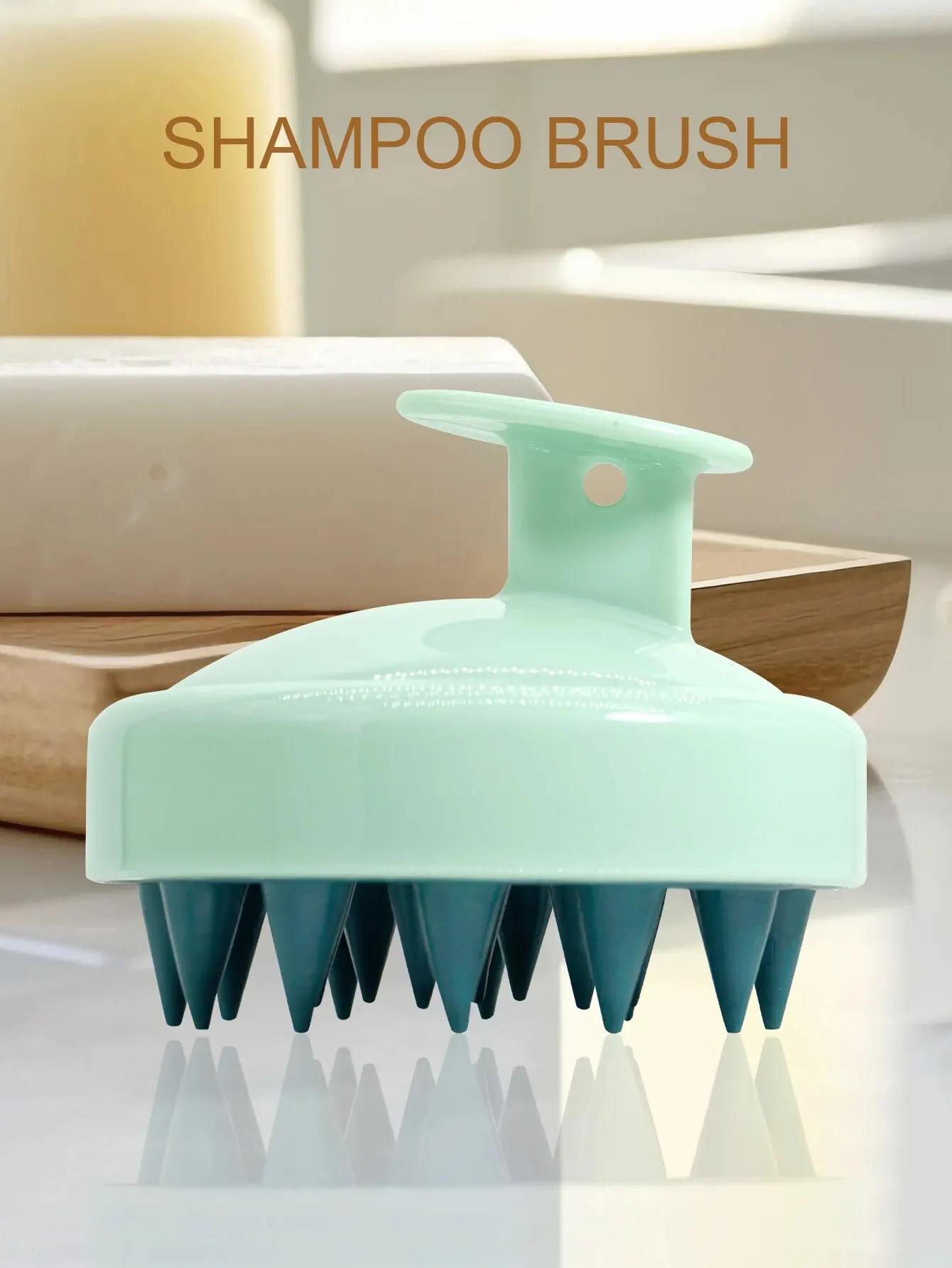 

Силіконовий шампунь Масажер для шкіри голови Масажер для волосся Голова Тіло Щітка для масажу шкіри голови Щітка для масажу шкіри голови Гребінець Щітка з чарівною ручкою Щітка для спа-масажу