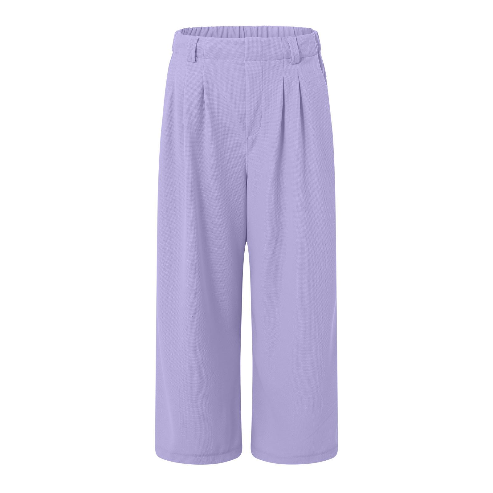 

New European and American drape high waist wide legs loose and versatile casual loose trousers women XXL