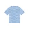 New MLB MONOGRAM Collection Los Angeles Dodgers T Shirt Unisex Sky Blue 3ATSM0243-07SBS