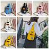 Yellow Duck Chest Pack Shoulder School Bags Pocket Shoulder Bag  Student