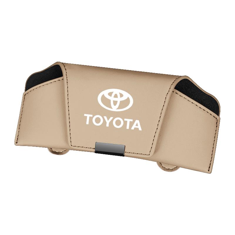 

NEW Car Visor Glasses Case for Toyota Corolla Yaris Prius CHR SUV Aygo Camry Auris Avens Sunglasses Storage Box