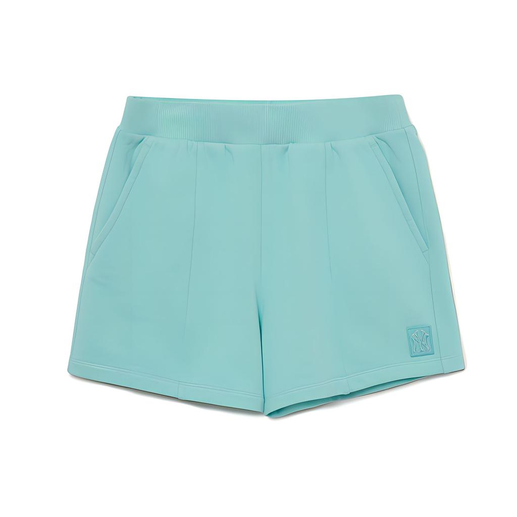 MLB SS23 Solid Color Logo Embroidered Straight Leg Shorts Women shorts Green 3FSPB0133-50TQL