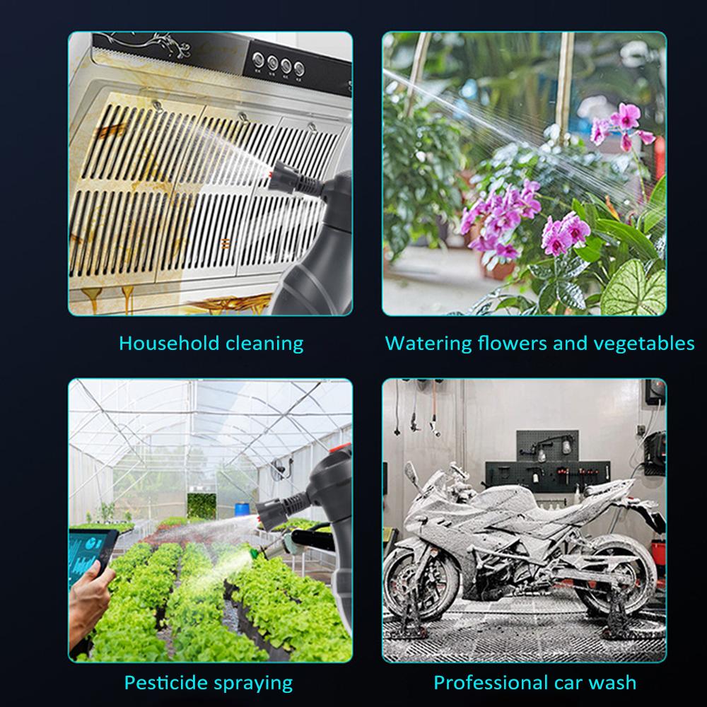 Electric Car Foam Sprayer 2L Car Detailing Foam Sprayer 3000mAh Battery Transparent and Visible Capacity Scale for Home