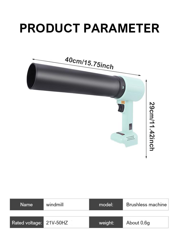 21V Brushless Electric Turbo Jet Blowers Max 1600g Thrust Handheld Turbo Jet Fan Leaf Blower Wireless Super Powerful Air Blower
