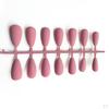 24Pcs Salon Artificial False Nails Tips Cosplay Matte Nail