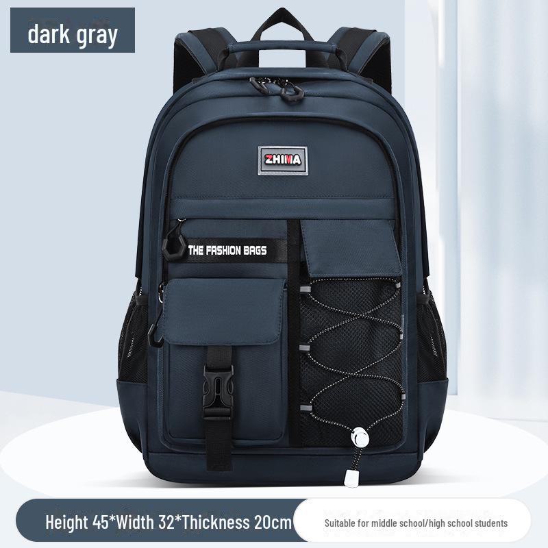 Trendy, Large-Capacity School Backpack for Teens – Stylish, Versatile, and Lightweight for Commuters