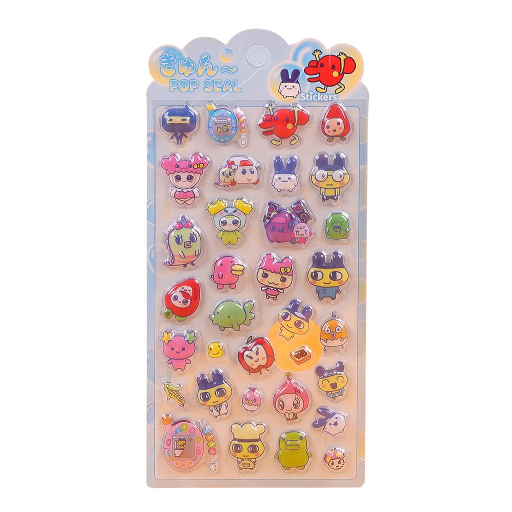 2026 3D Relief Hollow Decals - Adorable Animation Design Animation Decals Waterproof Children-Friendly Laptop Decor & Animation Fans Present Presents