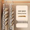 Magic Multi-Layer Folding Pants Hanger - Space-Saving, Non-Marking, Home Wardrobe Organizer