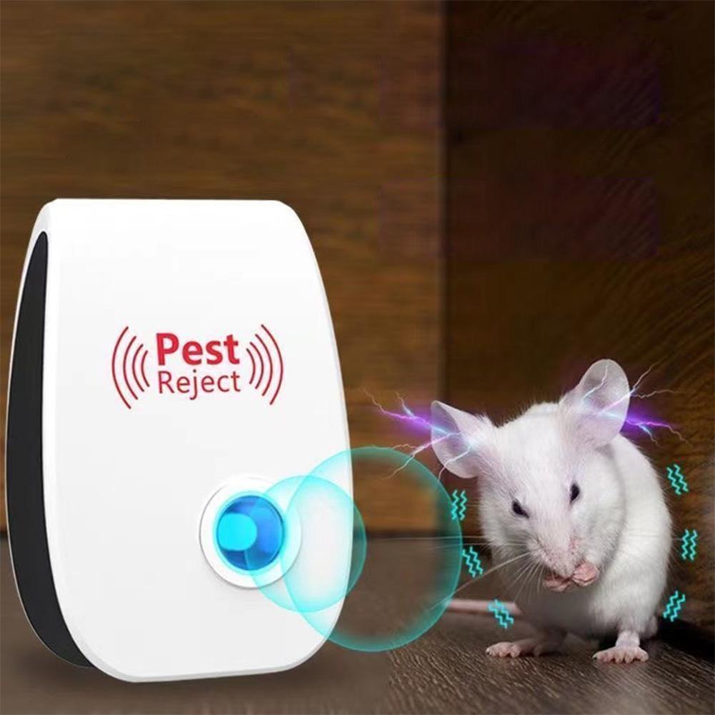 6Pcs Ultrasonic Pest Repeller Insect Bug Repeller Long Range Pest Control Device Multi-Function for Roach Rodent Mouse Bugs