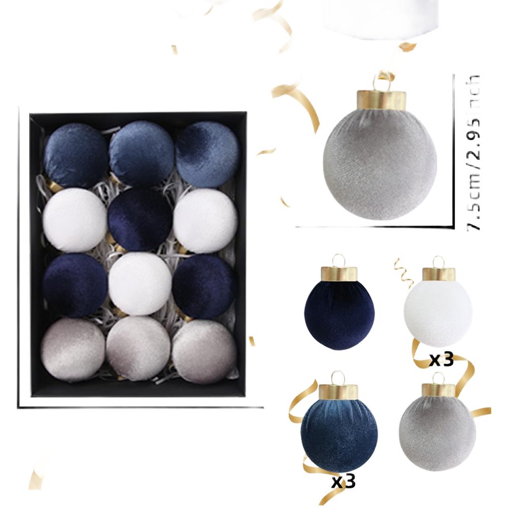Hanging Decorative Balls Christmas Ball Ornaments Holiday Home Decor Complete Decorative Set Elegant Christmas Decor