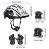 7Pcs/Set Kids Roller Skating Scooter Helmet Protection Safety Guard Boys Girls Safety Cycling Skateboard Helmet Knee Elbow Pads