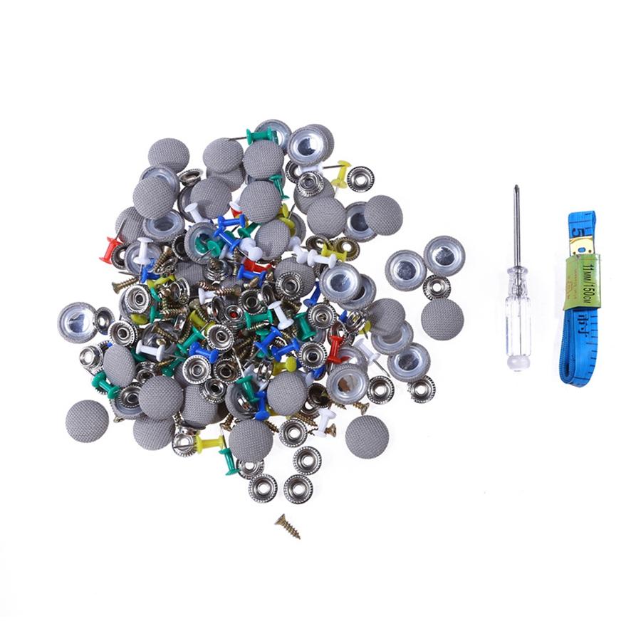 10/30/60PCS Car Roof Headliner Repair Button Roof Repair Rivets Auto Roof Snap Rivets Retainer with Installation Tool