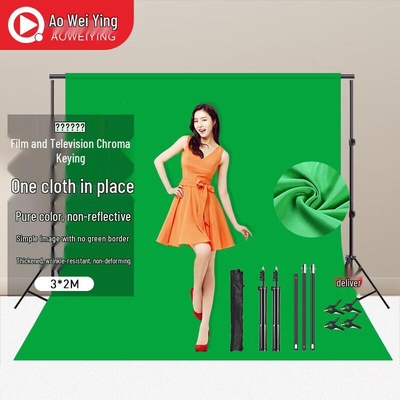 Professional Green Screen Keying Background Kit