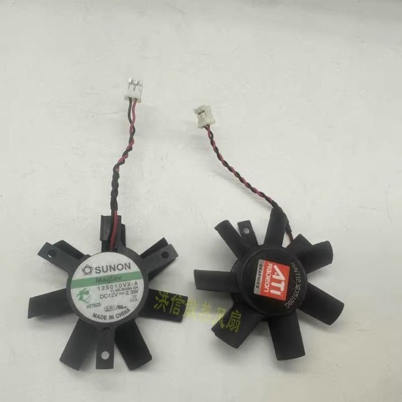 New Cooler Fan for SUNON 125010VX-A 12V 2.3W Graphics Card Fan Hole Distance 3.2cm Diameter 4.5cm Fan