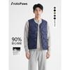 Light down vest short inner wear, vest fashionable close-fitting warm liner winter wear