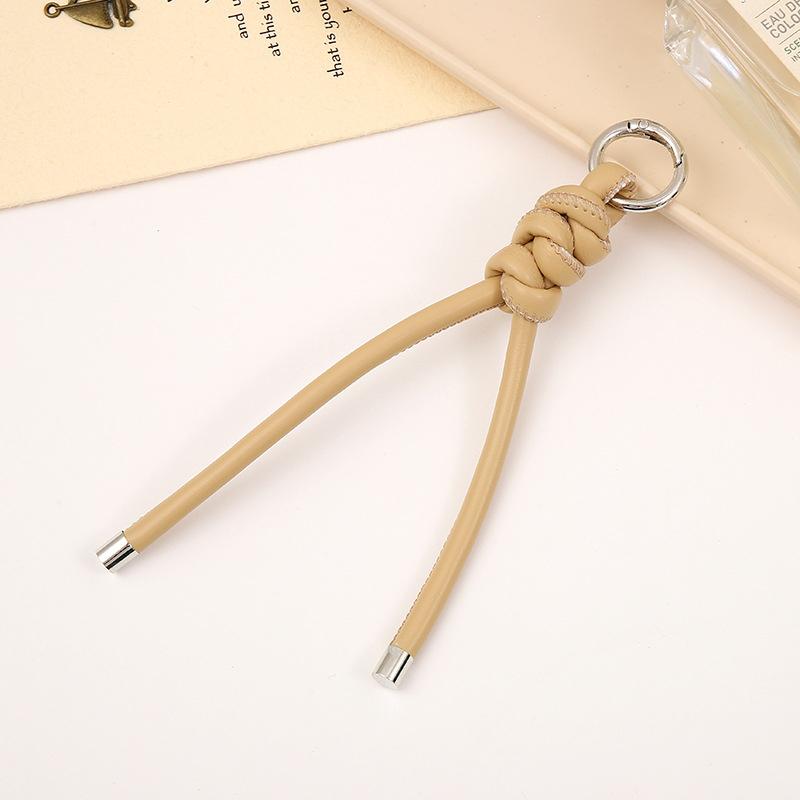 Multi-Function Pu Leather Keychain Backpack Hanging Rope Versatile  Keychain Backpack Decoration Accessories Gifts