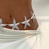 Ethnic Style Starfish Shell Waist Chain Bohemian Versatile Belt For Women High-End Dress Waistband Retro Simple Belt Gifts