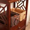 3PCS Woven Storage Basket, Paper Rope Storage Basket with Handle, Small Woven Basket for Organising, Decorated Cute Gift Basket