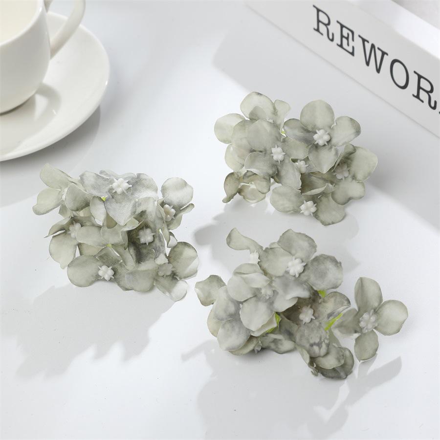 Simulated Hydrangea Accessories: DIY Handicraft Hanfu Flower Decorations