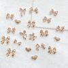50Pcs Cute Mini Colorful Leopard Print Bow Nail Art Resin Designer Charms DIY Craft For Nail 3D Decorations Jewelry