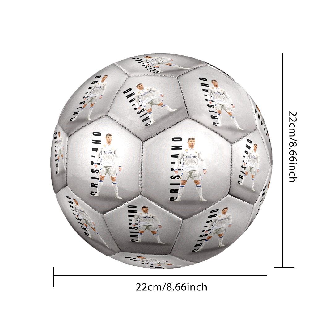 Momento della Celebrazione del Gol di Ronaldo Pallone da Calcio Taglia 5 Calcio Cucito a Macchina Allenamento e Partite Indoor/Outdoor Regali per Appassionati di Sport