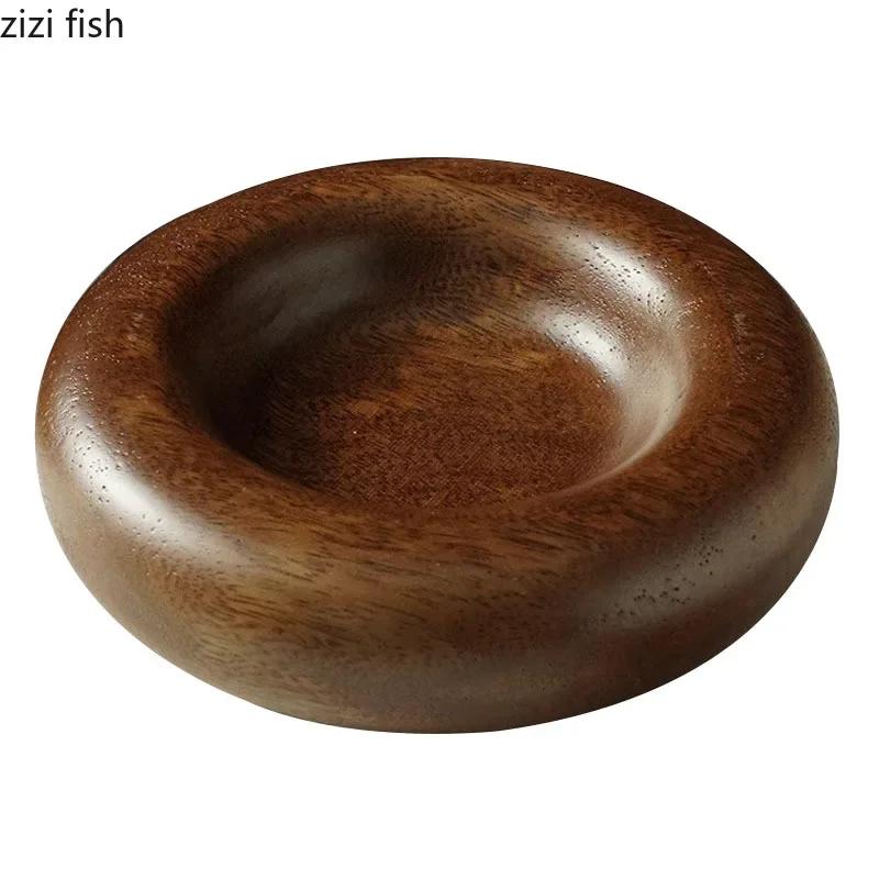 Einfacher Kreativer Massivholz Dim Sum Teller Dessertschale Brotteller Restaurant Molekulare Küche Präsentierteller Spezialgeschirr