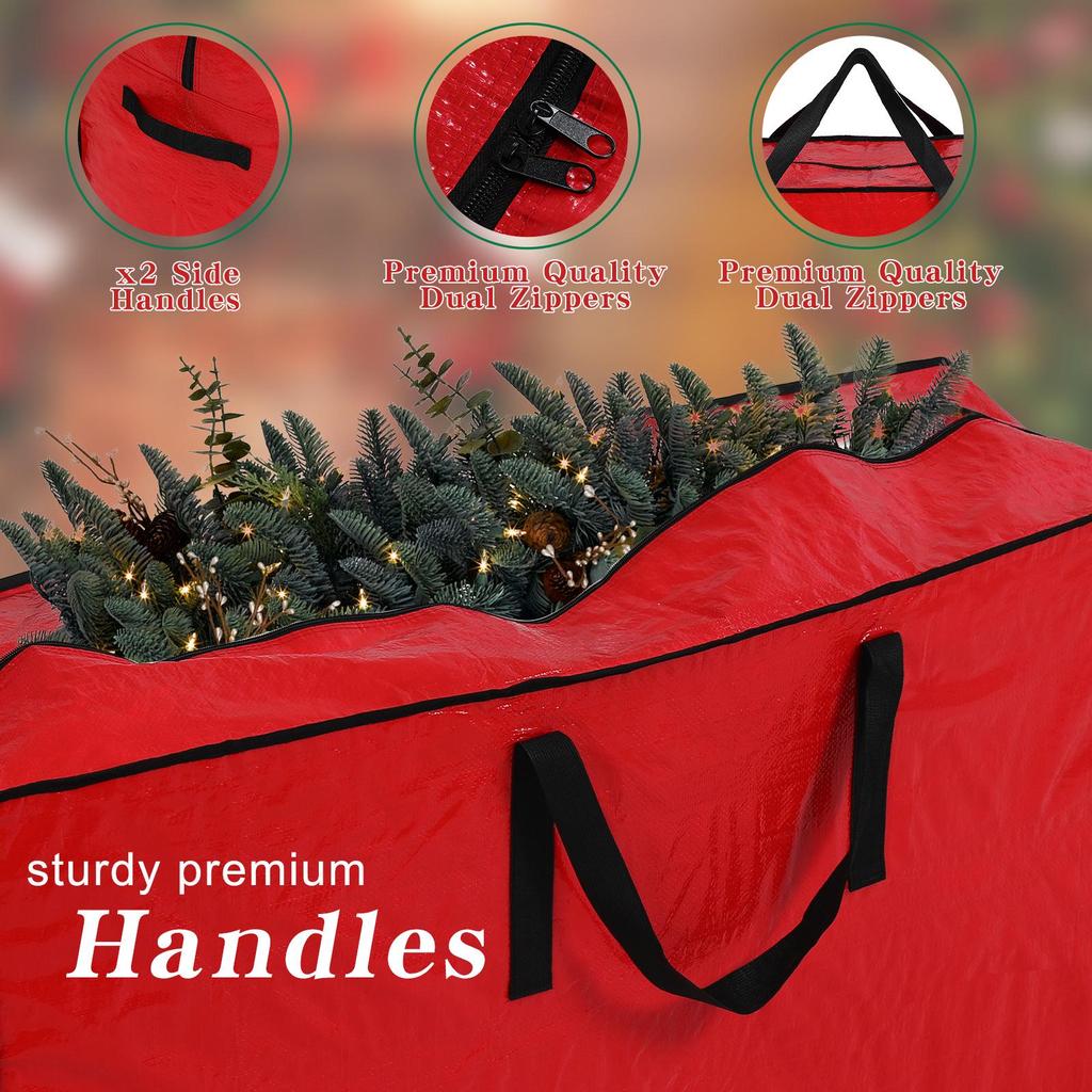 Waterproof & Moisture-Proof Christmas Tree Storage Bag for 7-9ft Artificial Trees