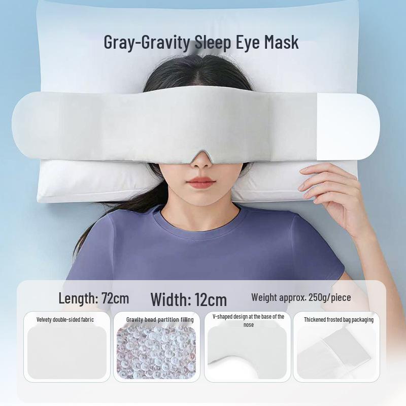USB-Powered Silk Heating Eye Mask with Graphene and Wormwood for Sleep Therapy