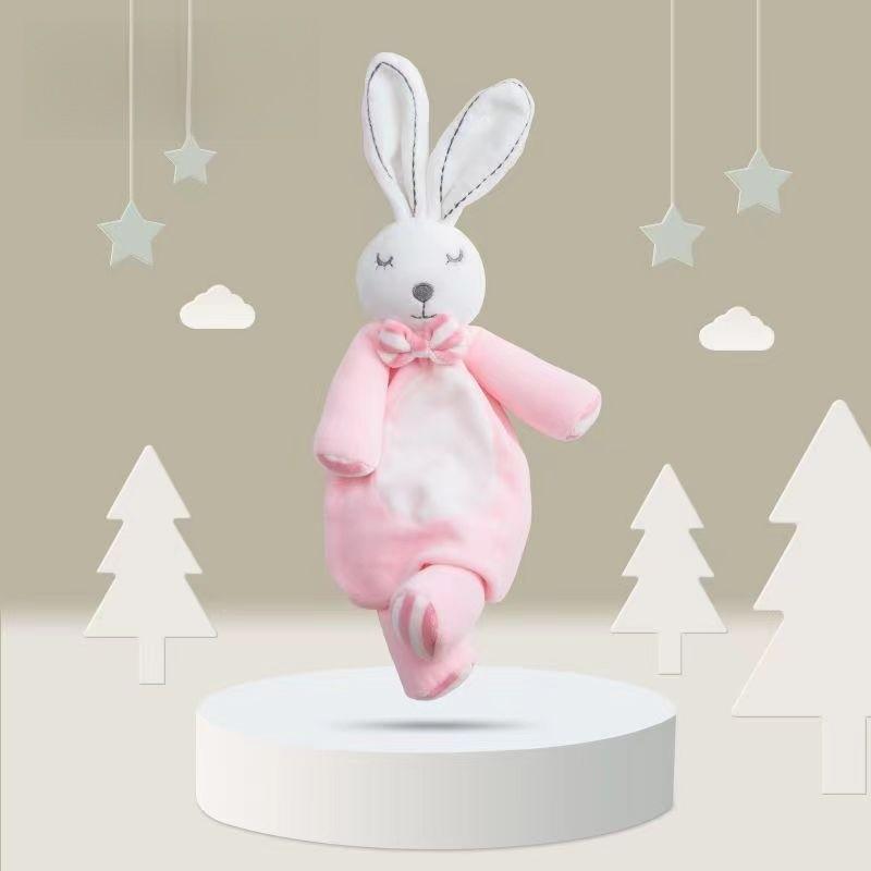 Baby Animal Plush Toy With Chewing Texture For Newborn Sleep And Comfort