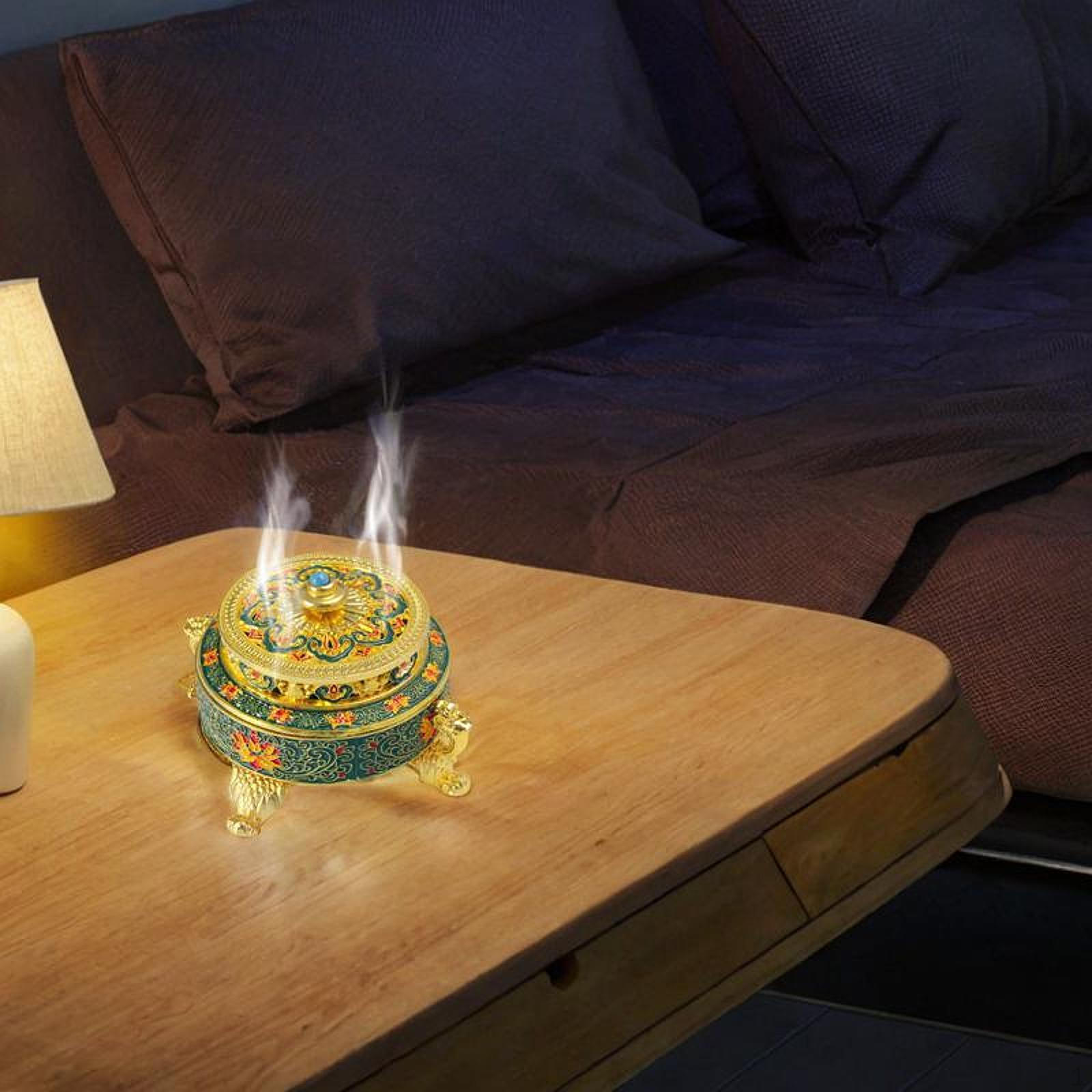 

Эмалевая курильница для благовоний, переносная аромакурительница, подставка для подарков, настольная синий