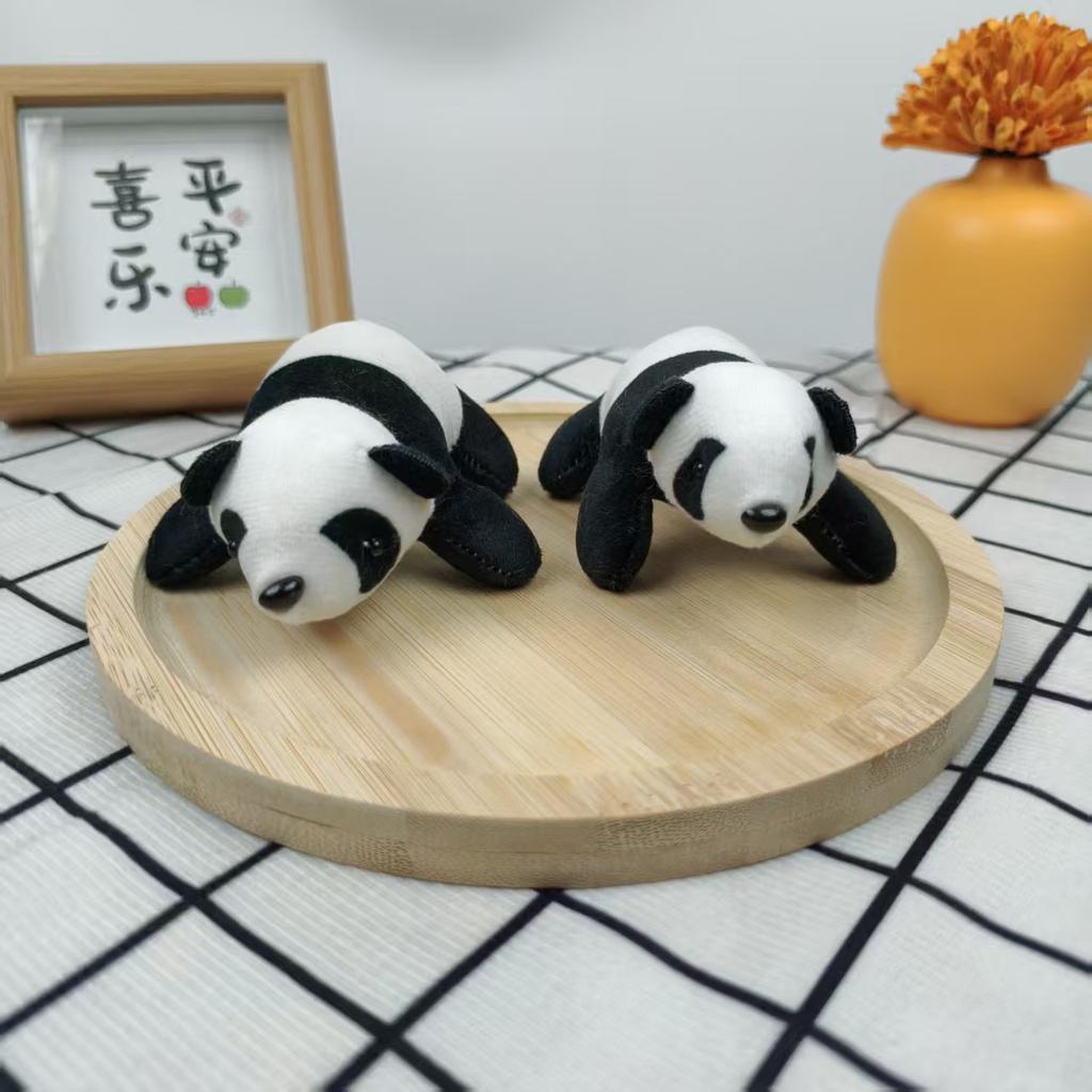 Cute Pet Panda Doll Creative Plush Toy Children's Dolls Dolls Bags and Hangers Couple Gifts
