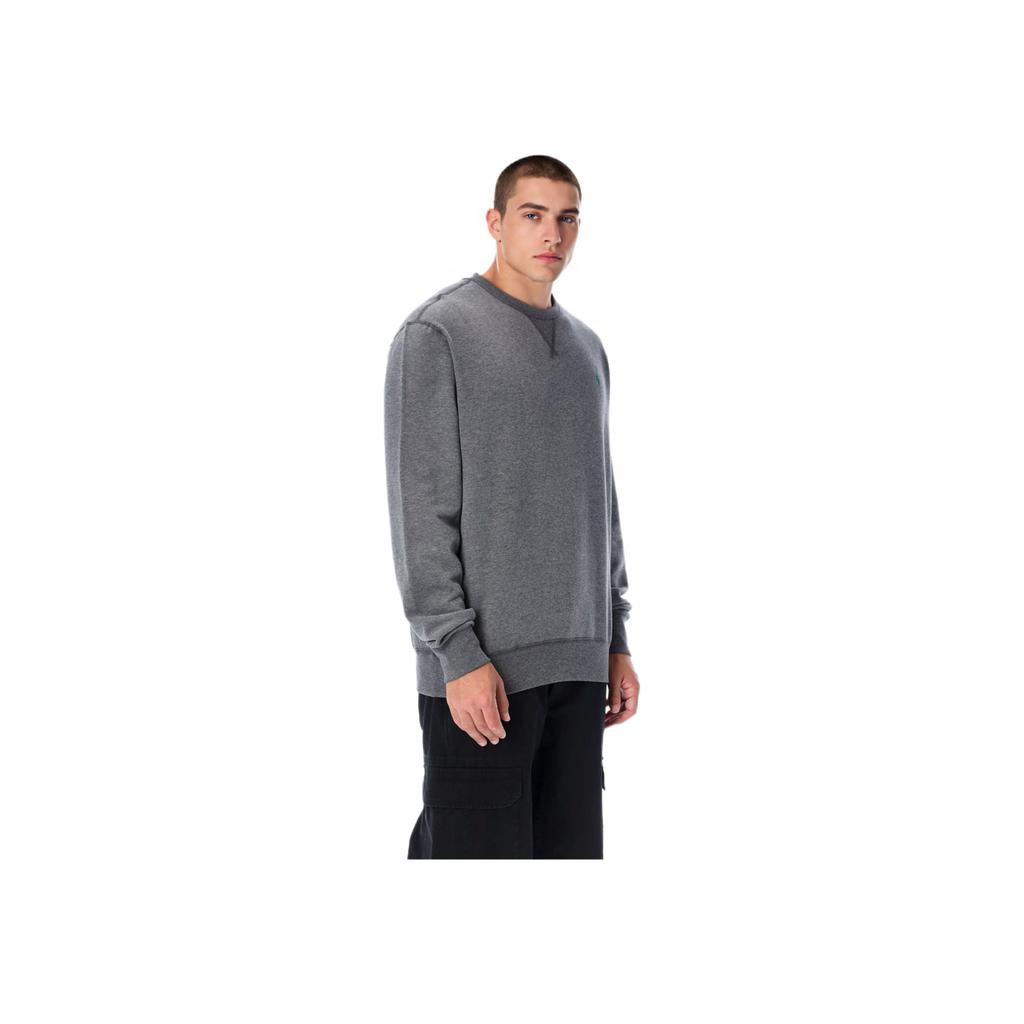 Polo Ralph Lauren FW22 Solid Logo Embroidered Crewneck Sweatshirt Men Sweatshirt Gray 710766772-039
