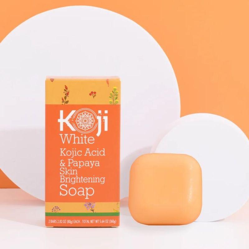 Koji White - Sapone Schiarente per la Pelle con Acido Cogico e Papaia