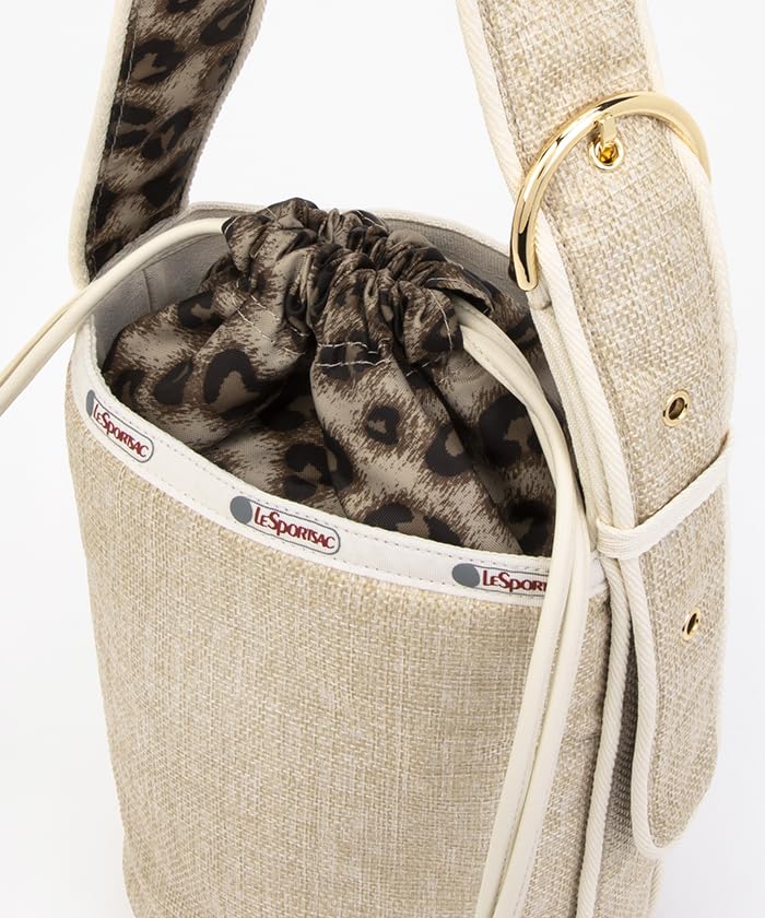 Official Shoulder Bag MED BELT DRAWST Ecru Moon Raffia [LeSportsac] TOTE/2009 Women's