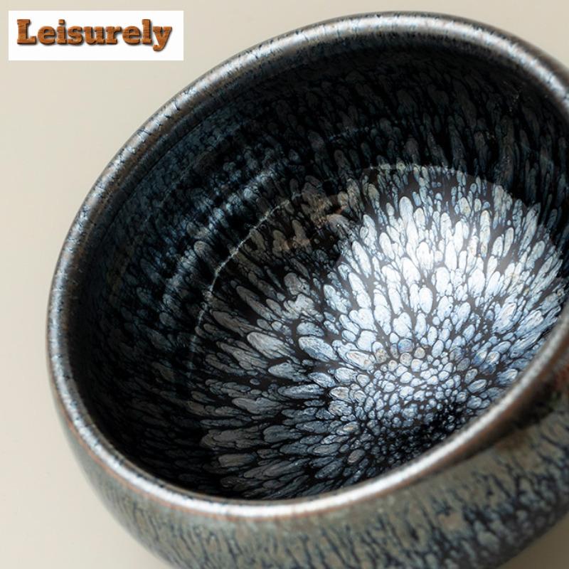 Jianzhan Matcha Four-piece Set Tea Bowl Whisk Stand Ceramic Accessories Song Dynasty Ceremony Play Supplies Craft Accessories