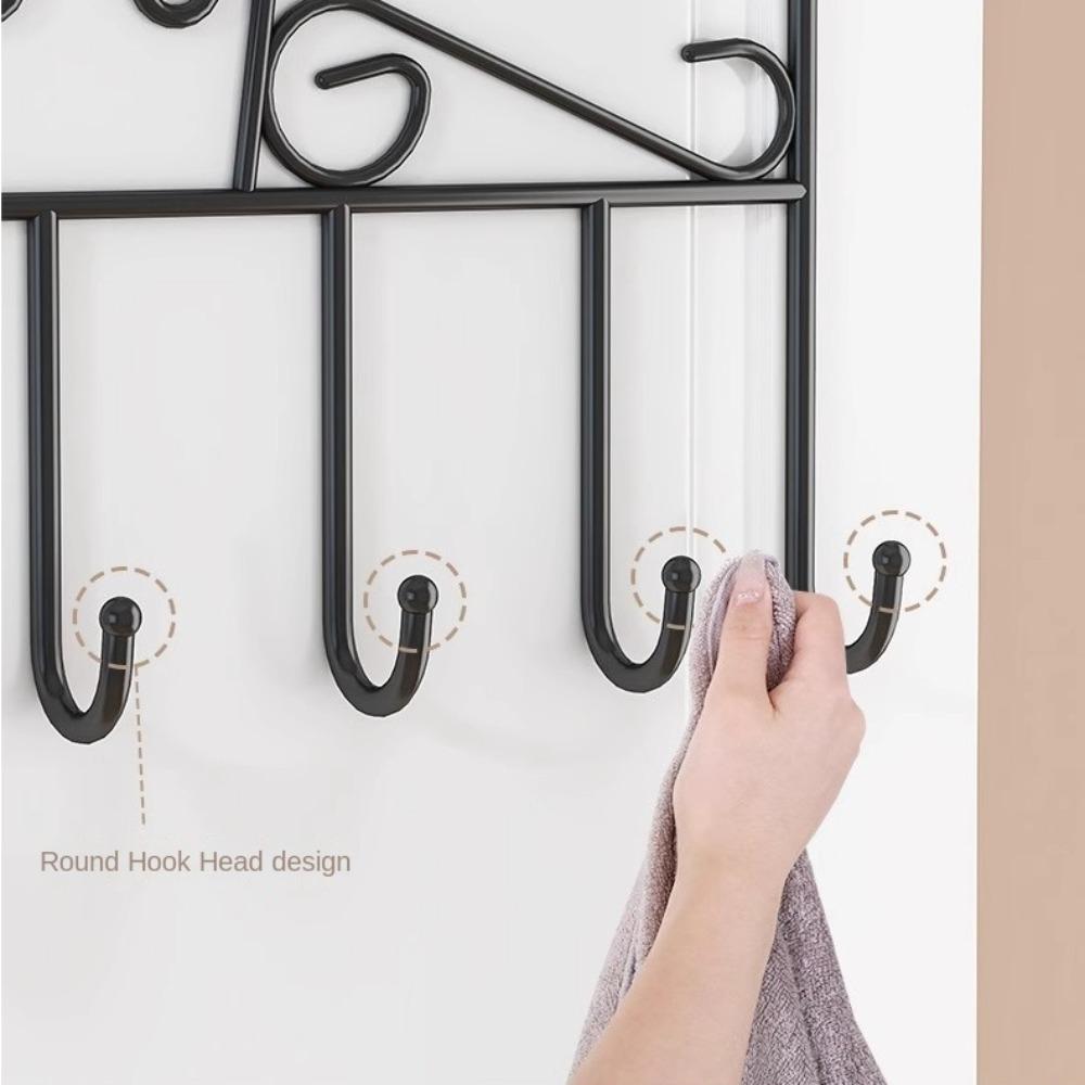No Punch Home Storage Rack Universal Door Hooks New Coat Rack