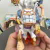 Anime One Piece Nica Luffy Five Speed wind And Fire Wheel Luffy Action Figure Figurine Model Toy Desktop Ornament Birthday Gift
