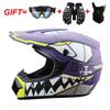 3 Gifts Full Face Motorcycle Helmet Off-road Motorbike Send Cross Capacete Motocross Casco Helmets Riding Motorcycle Helmet