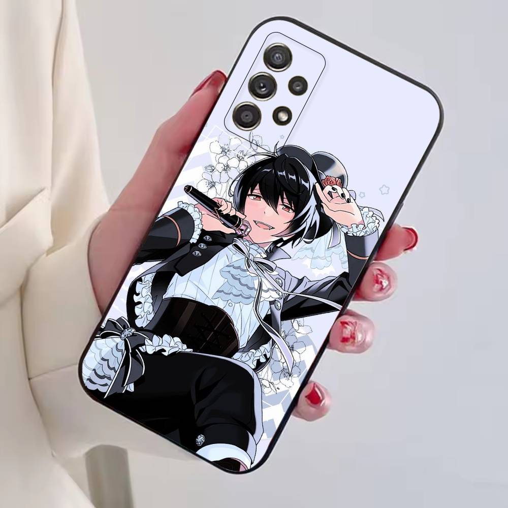 Sakuma R-Ritsu Game Ensemble Stars Phone Case For Samsung S25,S24,S21,S22,S23,S30,Ultra,S20,Plus,Fe,Lite,Note,10,Black Cover