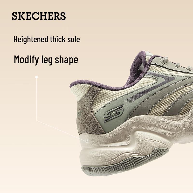 Skechers Women's 117692 Thick-Soled Dad Sports Shoes