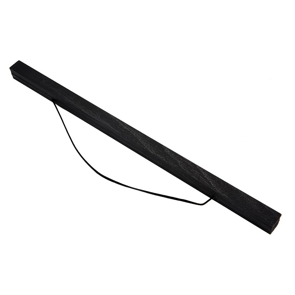 Modern Magnetic Sawdust Photo Picture Frame DIY Poster Scroll Prints Artwork Hanger Black Color